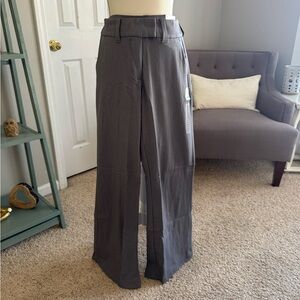 American Eagle Outfitters Gray Stretch Trousers